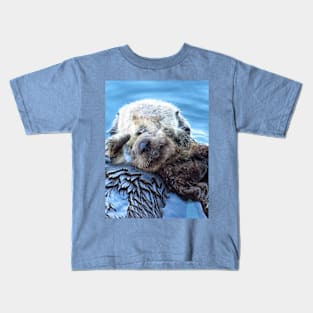 Smiling otters Kids T-Shirt